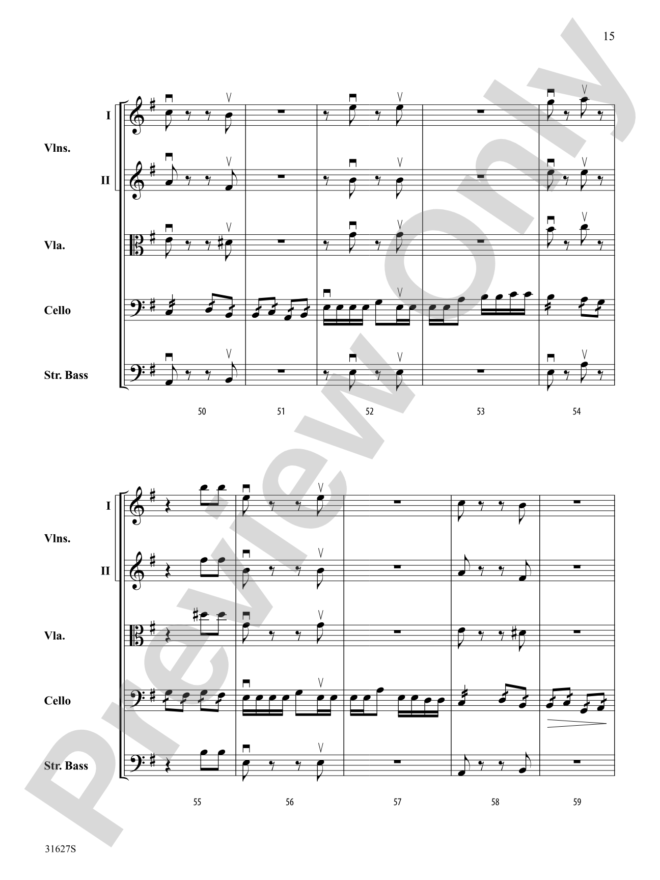 A Birch Bay Celebration: String Orchestra Conductor Score & Parts
