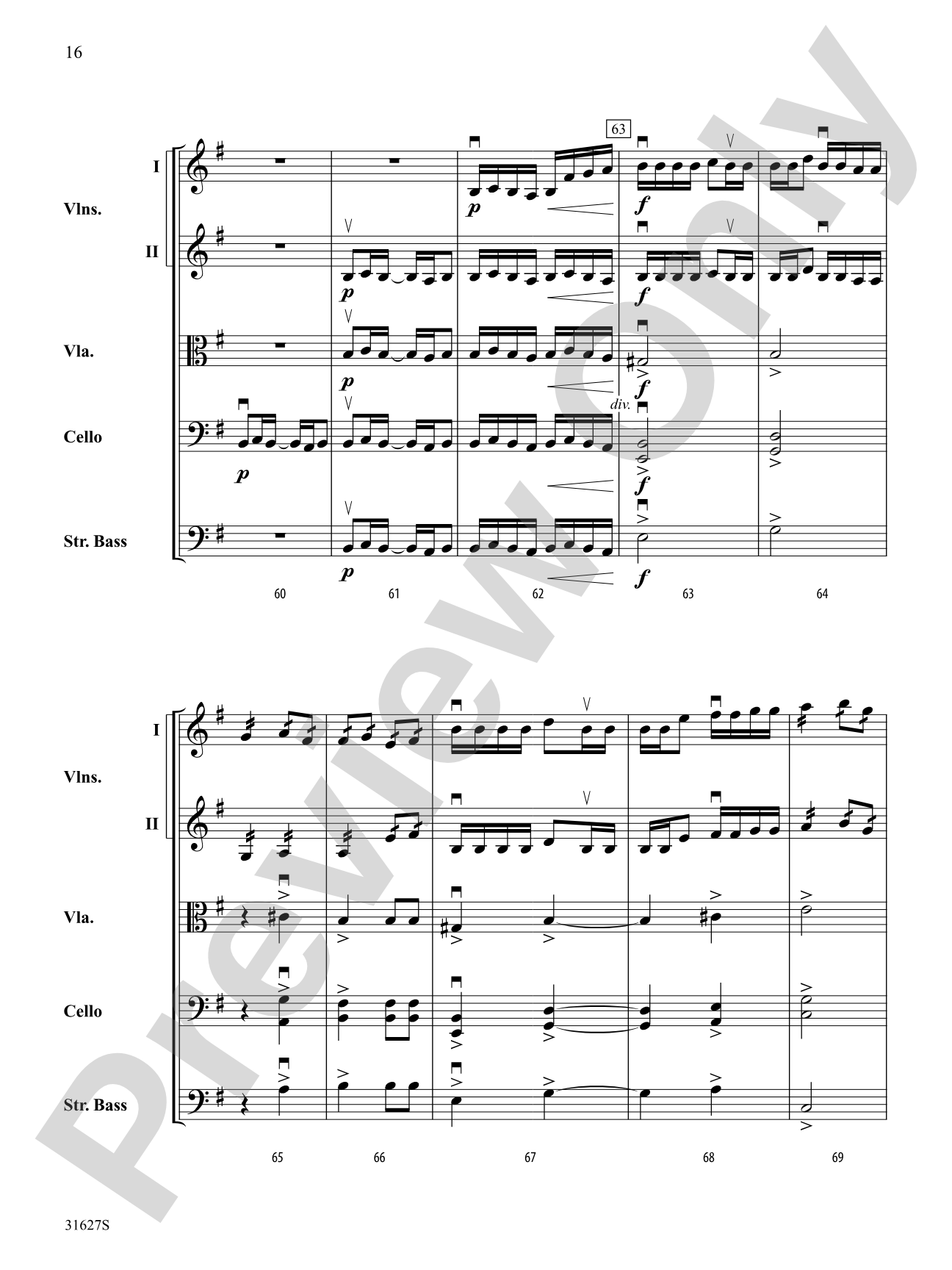 A Birch Bay Celebration: String Orchestra Conductor Score & Parts