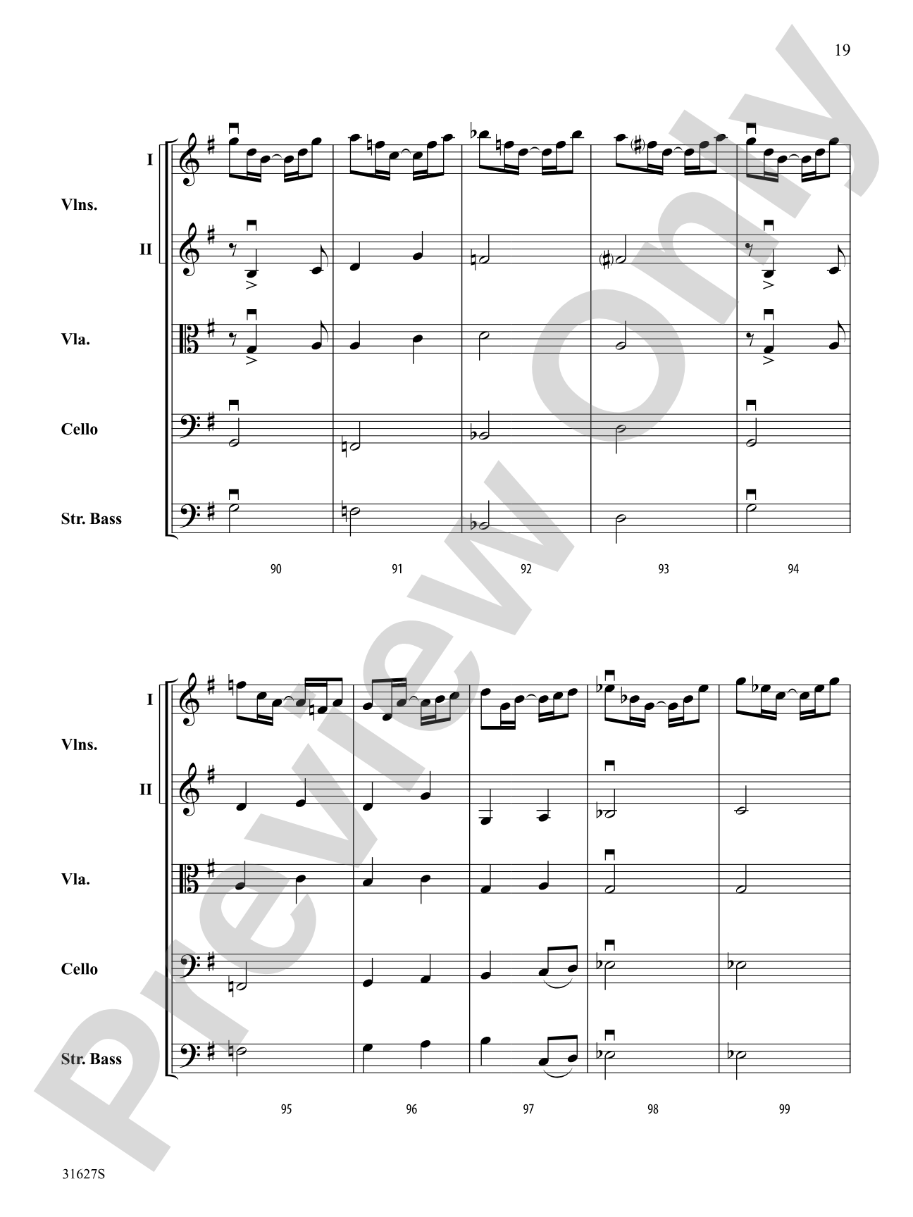 A Birch Bay Celebration: String Orchestra Conductor Score & Parts