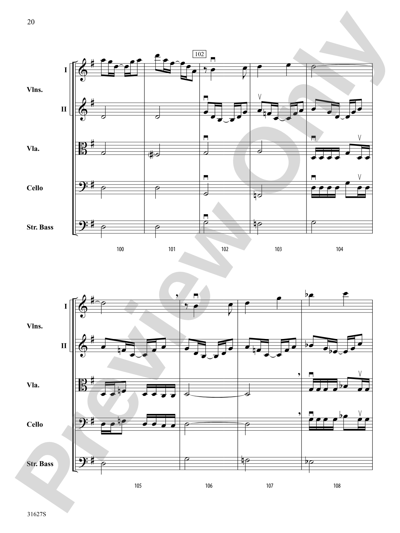 A Birch Bay Celebration: String Orchestra Conductor Score & Parts