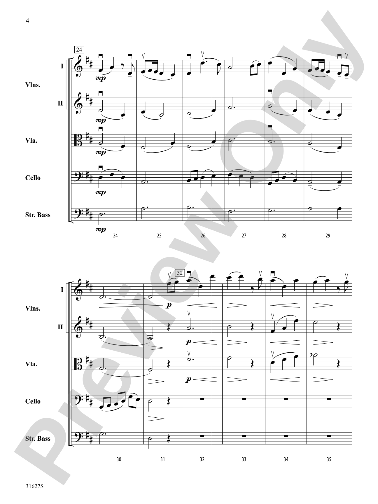A Birch Bay Celebration: String Orchestra Conductor Score & Parts