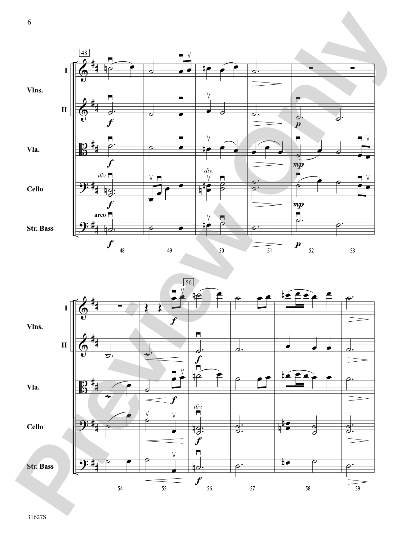 A Birch Bay Celebration: String Orchestra Conductor Score & Parts