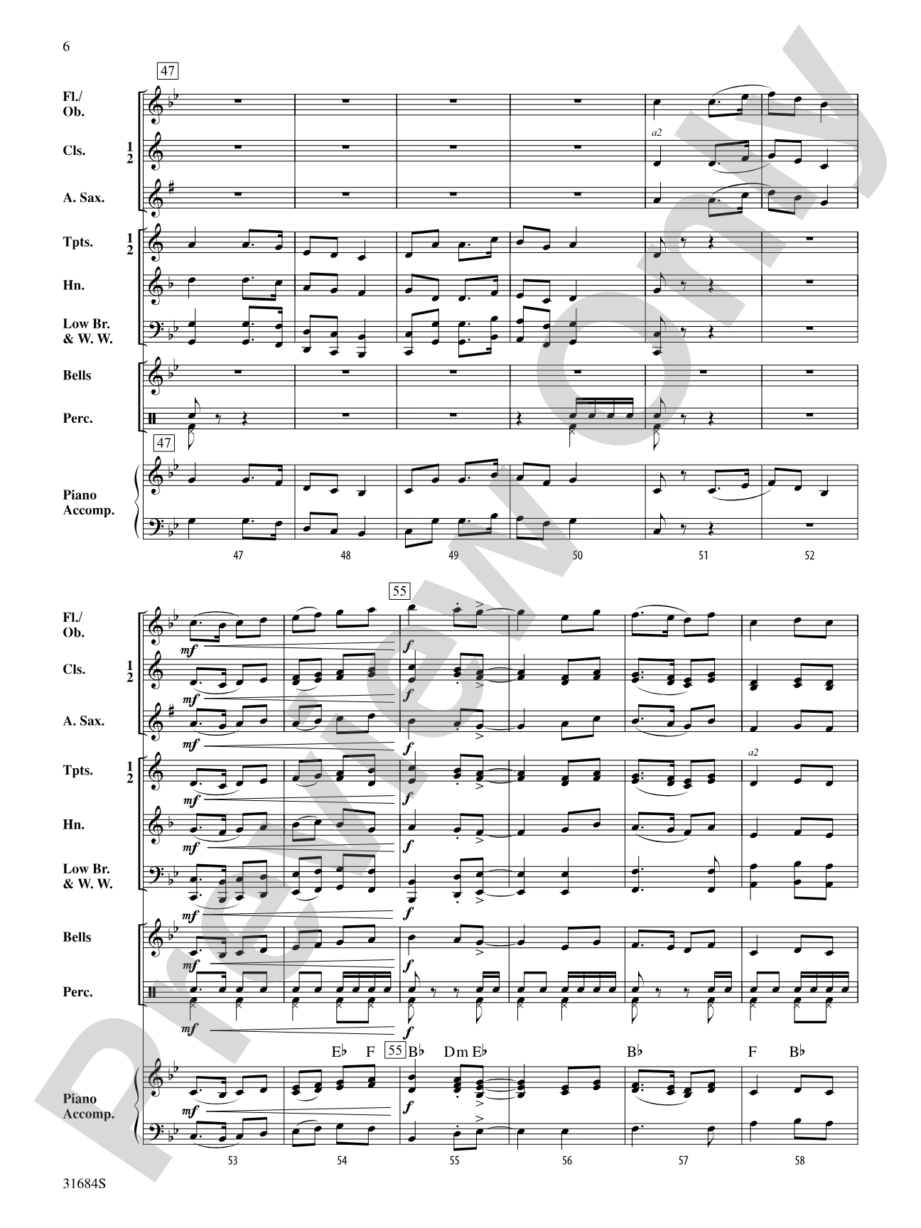 Seaway Festival March: Concert Band Conductor Score & Parts