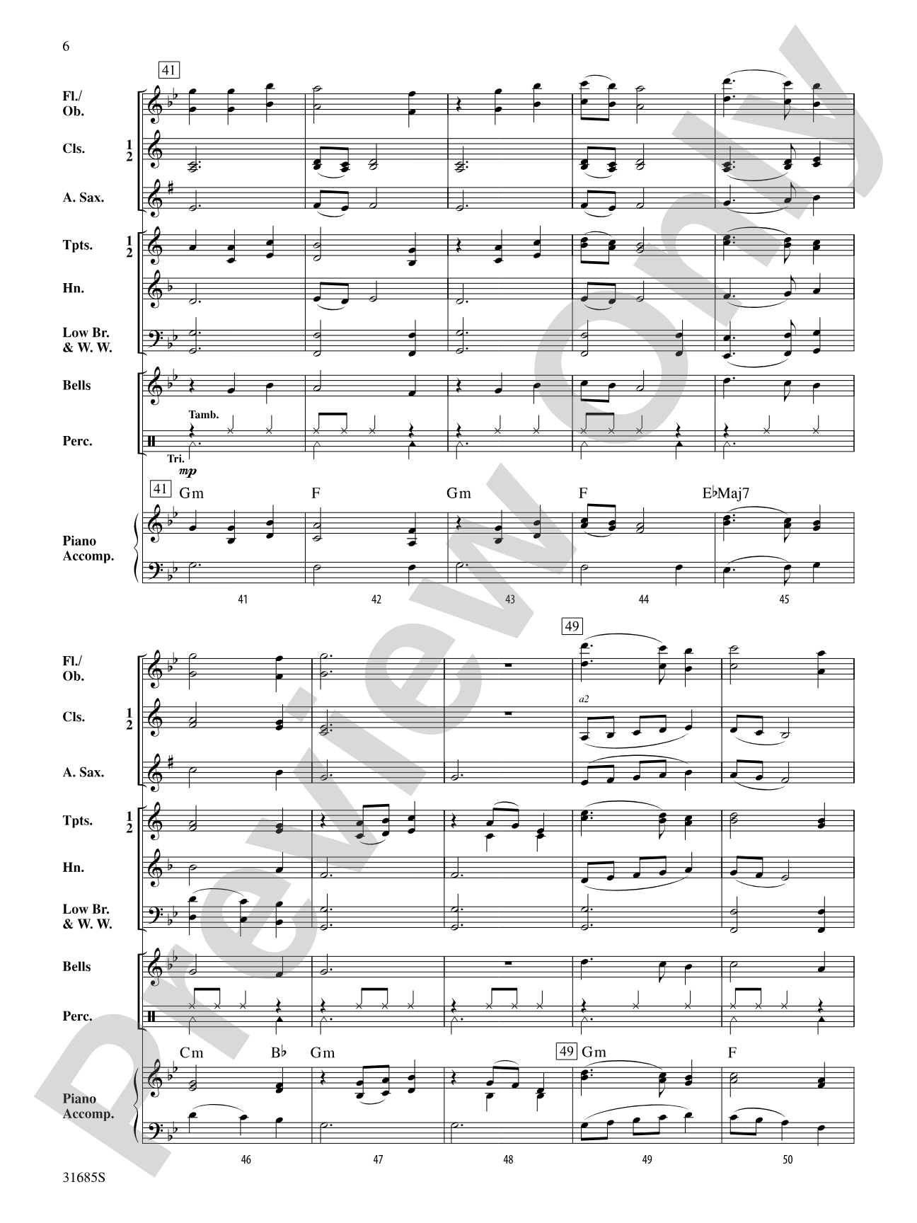 Autumn Colors: Concert Band Conductor Score & Parts