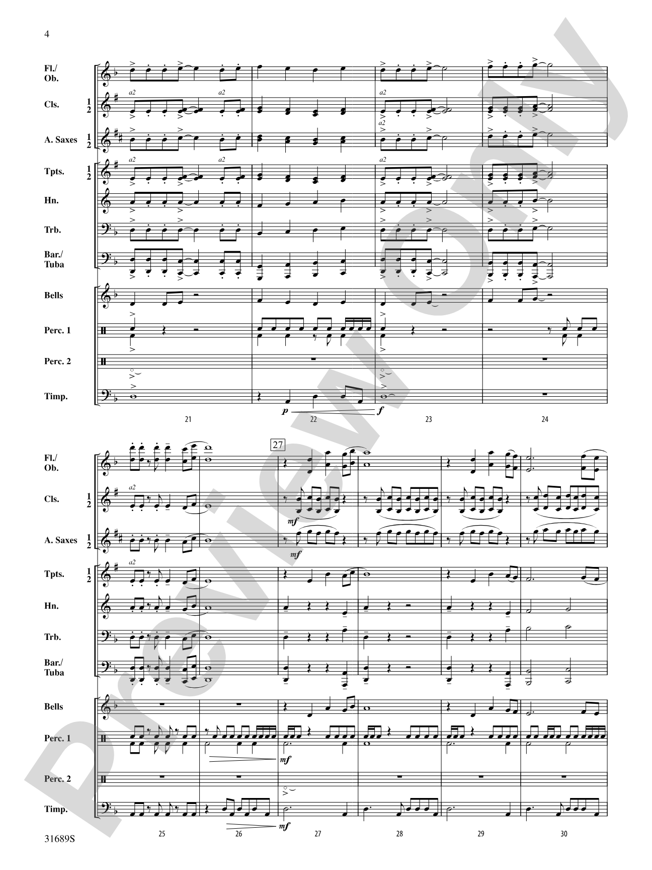 Rite of Ascension: Concert Band Conductor Score & Parts