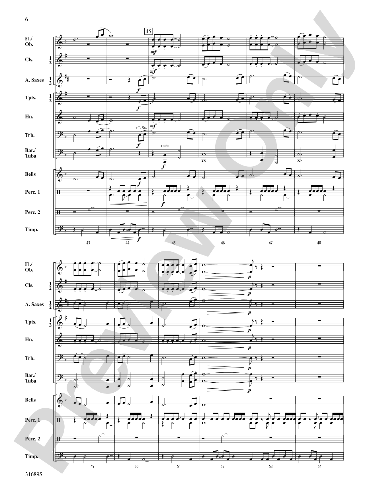 Rite of Ascension: Concert Band Conductor Score & Parts