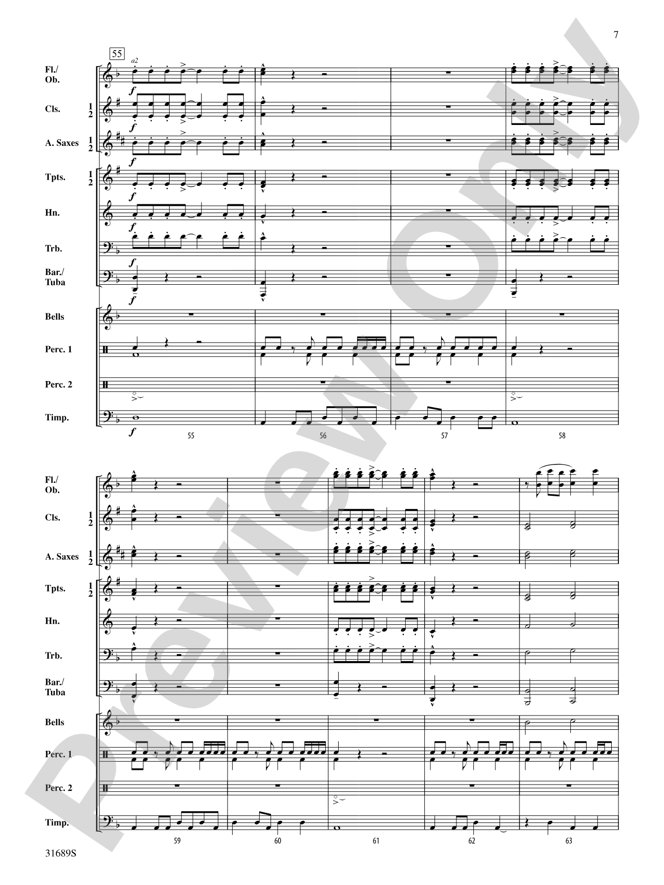 Rite of Ascension: Concert Band Conductor Score & Parts