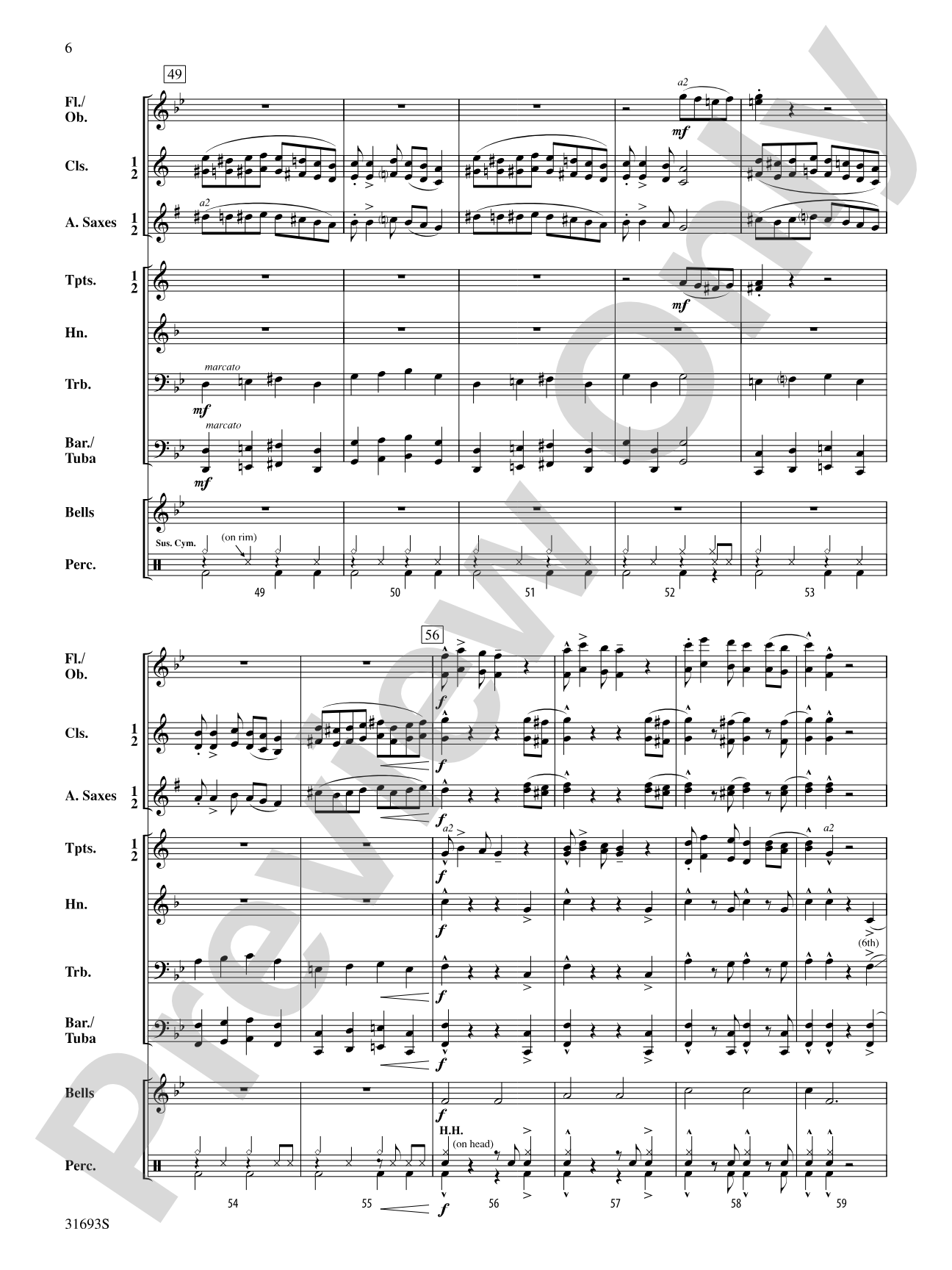 Moore Street Rag: Concert Band Conductor Score & Parts