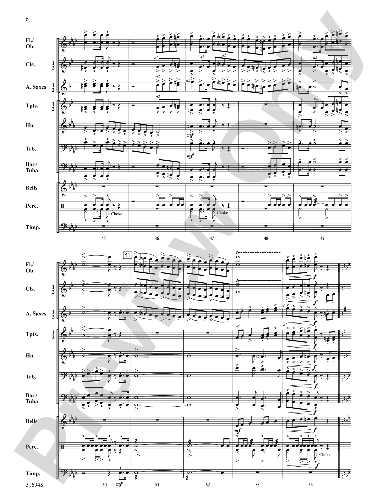 Sunridge March: Concert Band Conductor Score & Parts