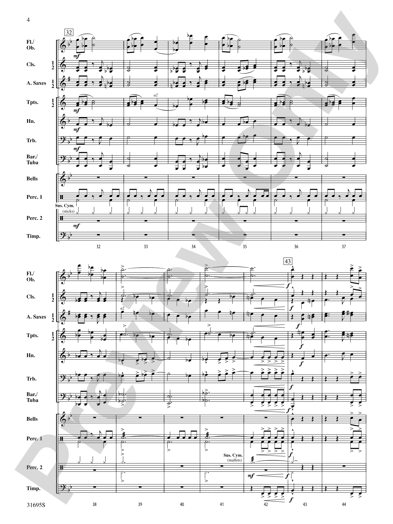 Willow Creek Festival: Concert Band Conductor Score & Parts