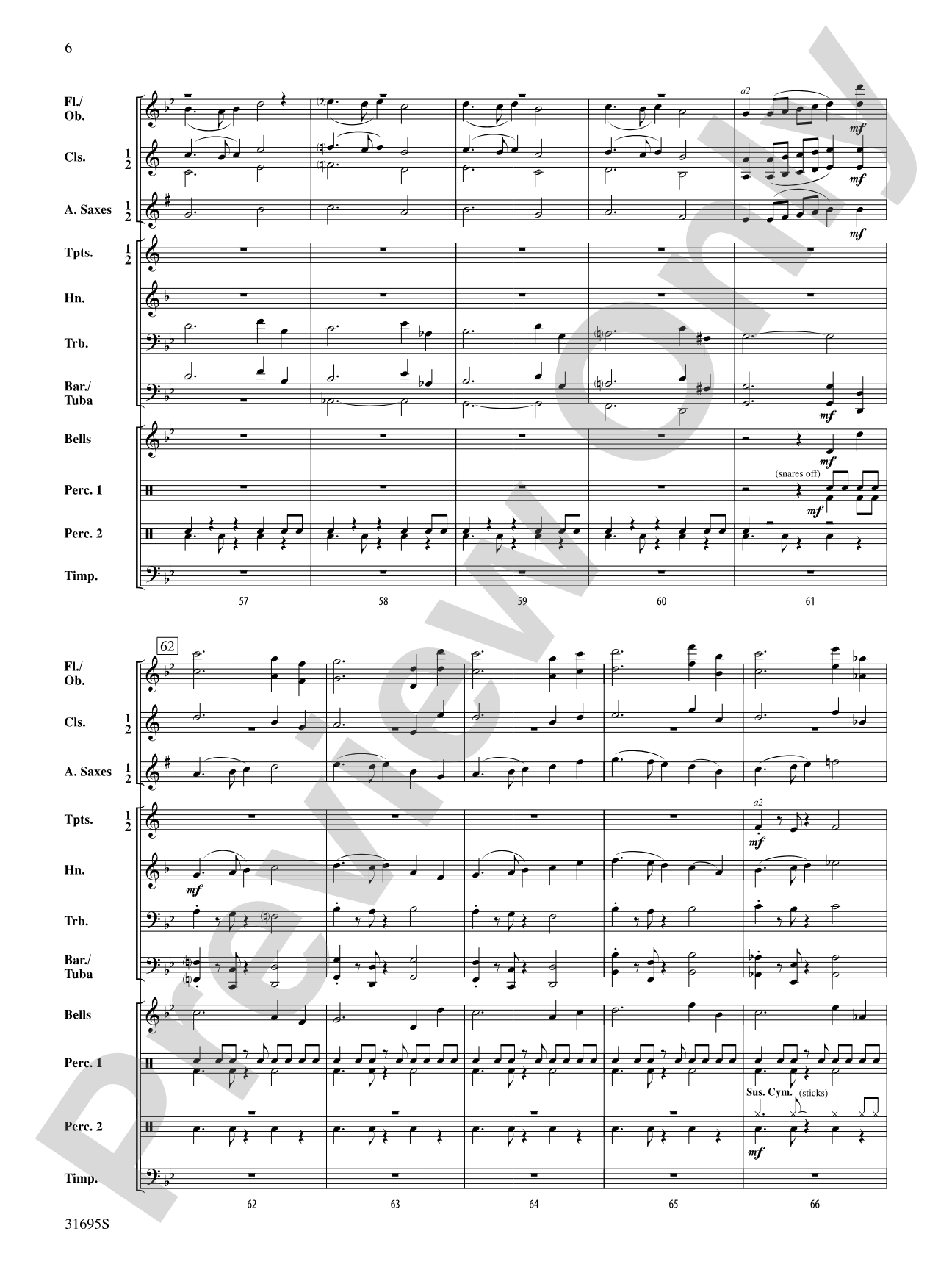 Willow Creek Festival: Concert Band Conductor Score & Parts