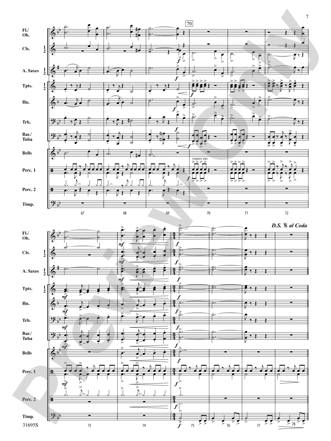 Willow Creek Festival: Concert Band Conductor Score & Parts