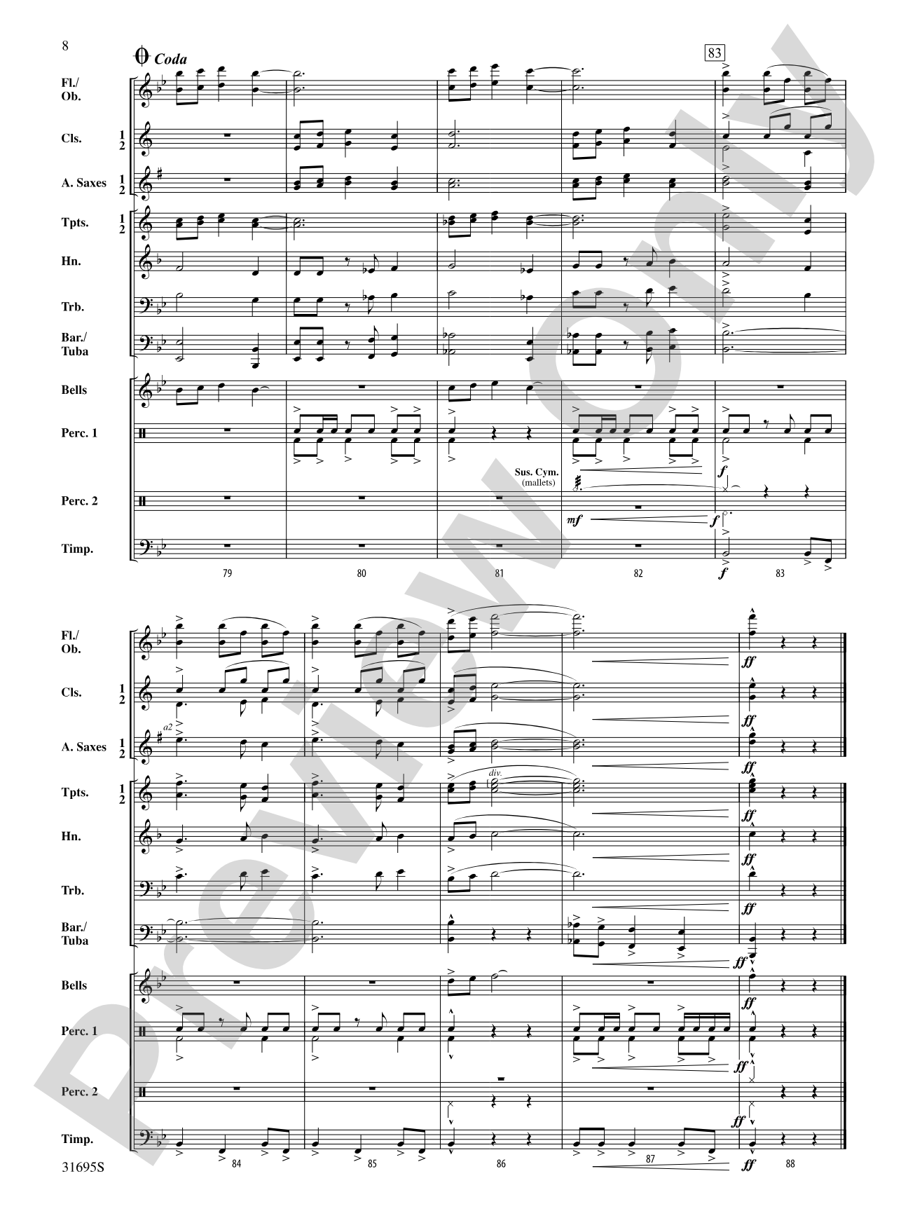 Willow Creek Festival: Concert Band Conductor Score & Parts