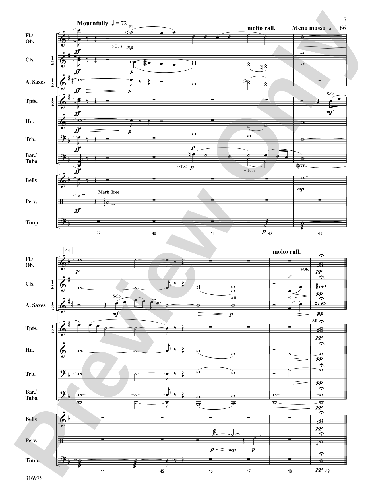 Black Is the Color...: Concert Band Conductor Score & Parts