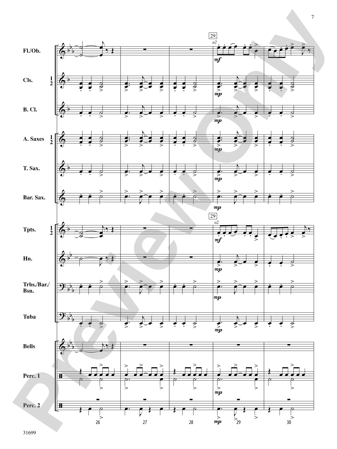 At the Feast of Stephen: Concert Band Conductor Score & Parts