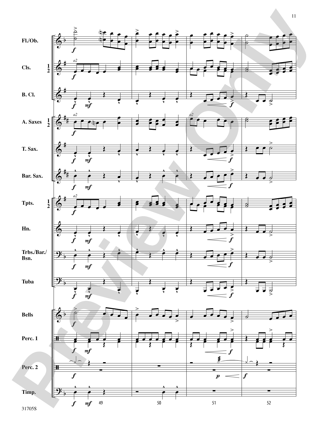Heroic Legend: Concert Band Conductor Score & Parts