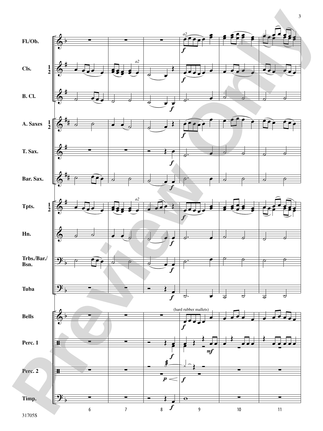 Heroic Legend: Concert Band Conductor Score & Parts