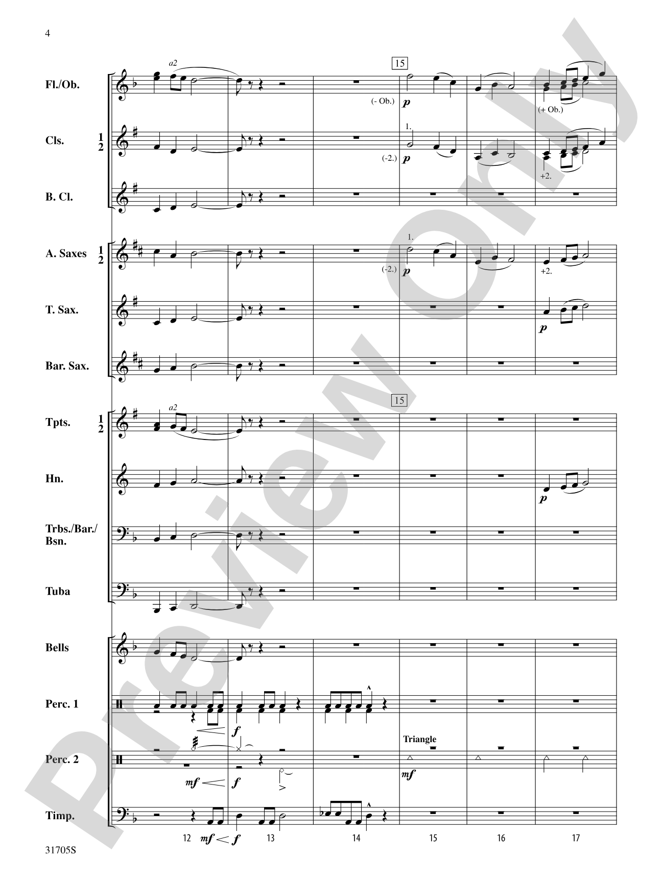 Heroic Legend: Concert Band Conductor Score & Parts