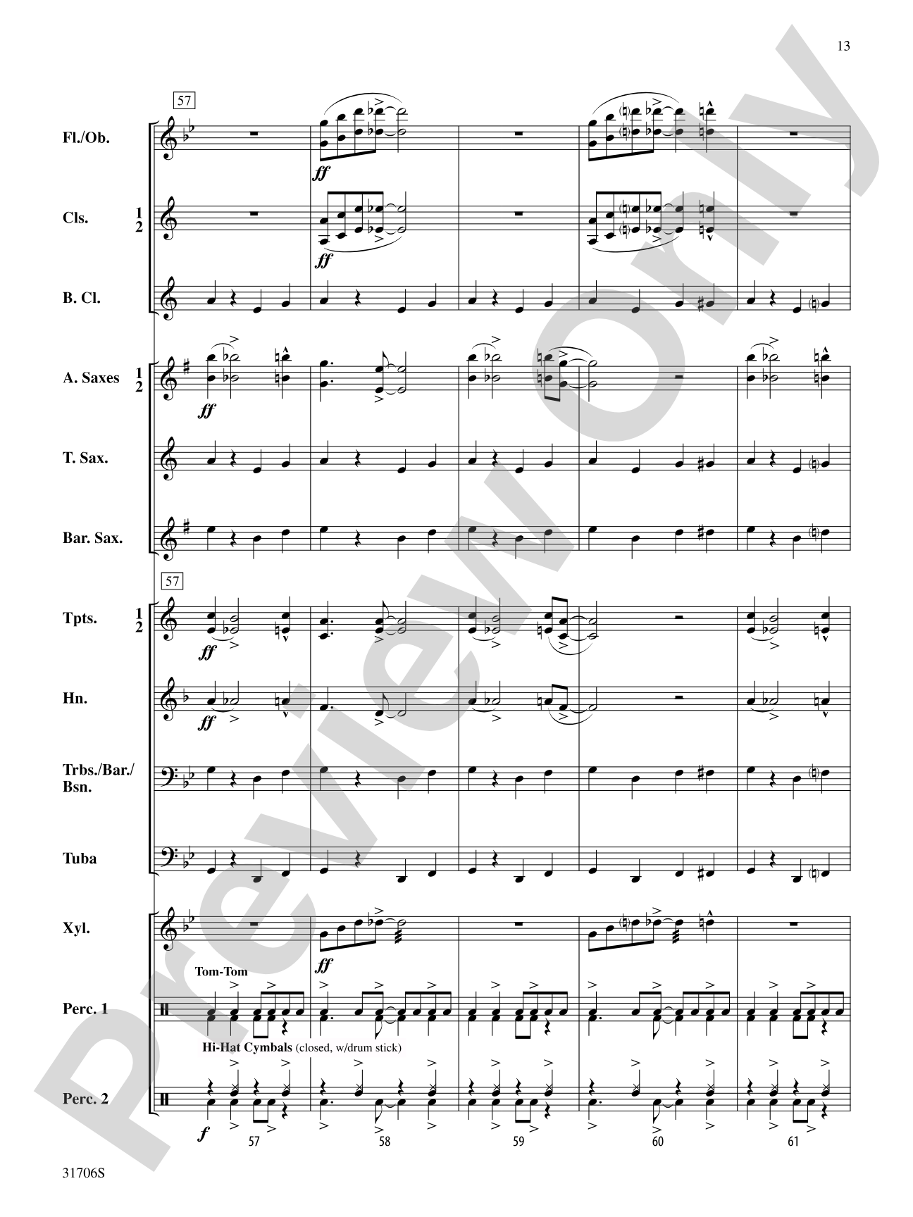 Jazz Band Jubilee: Concert Band Conductor Score & Parts