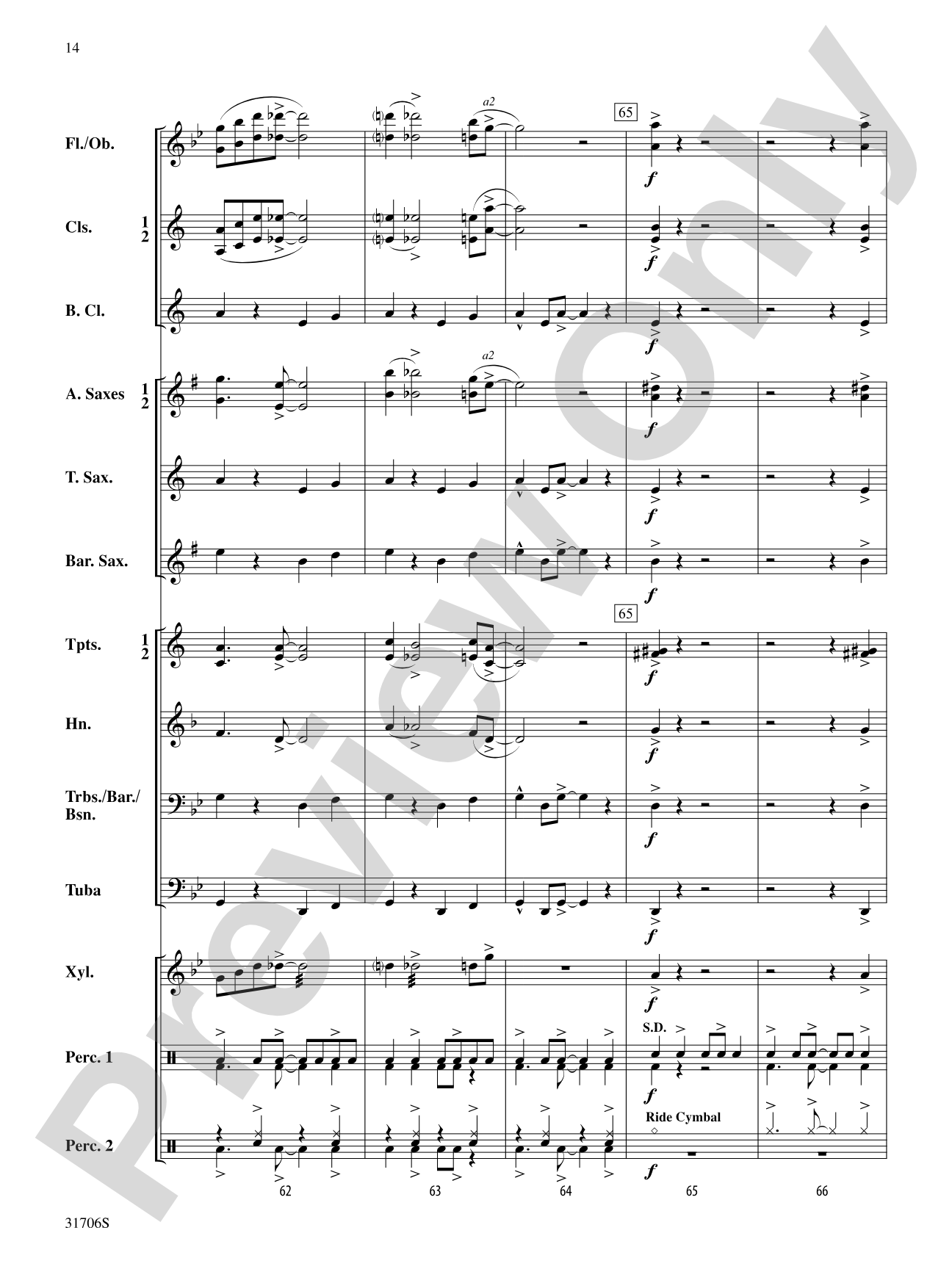 Jazz Band Jubilee: Concert Band Conductor Score & Parts