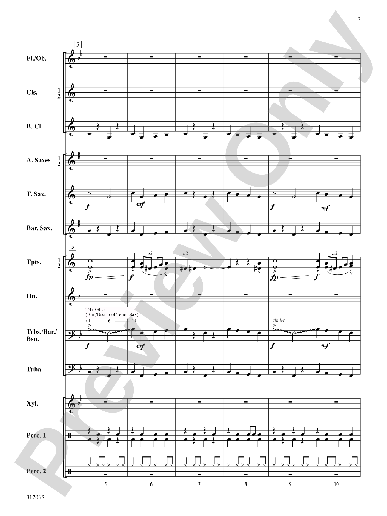 Jazz Band Jubilee: Concert Band Conductor Score & Parts