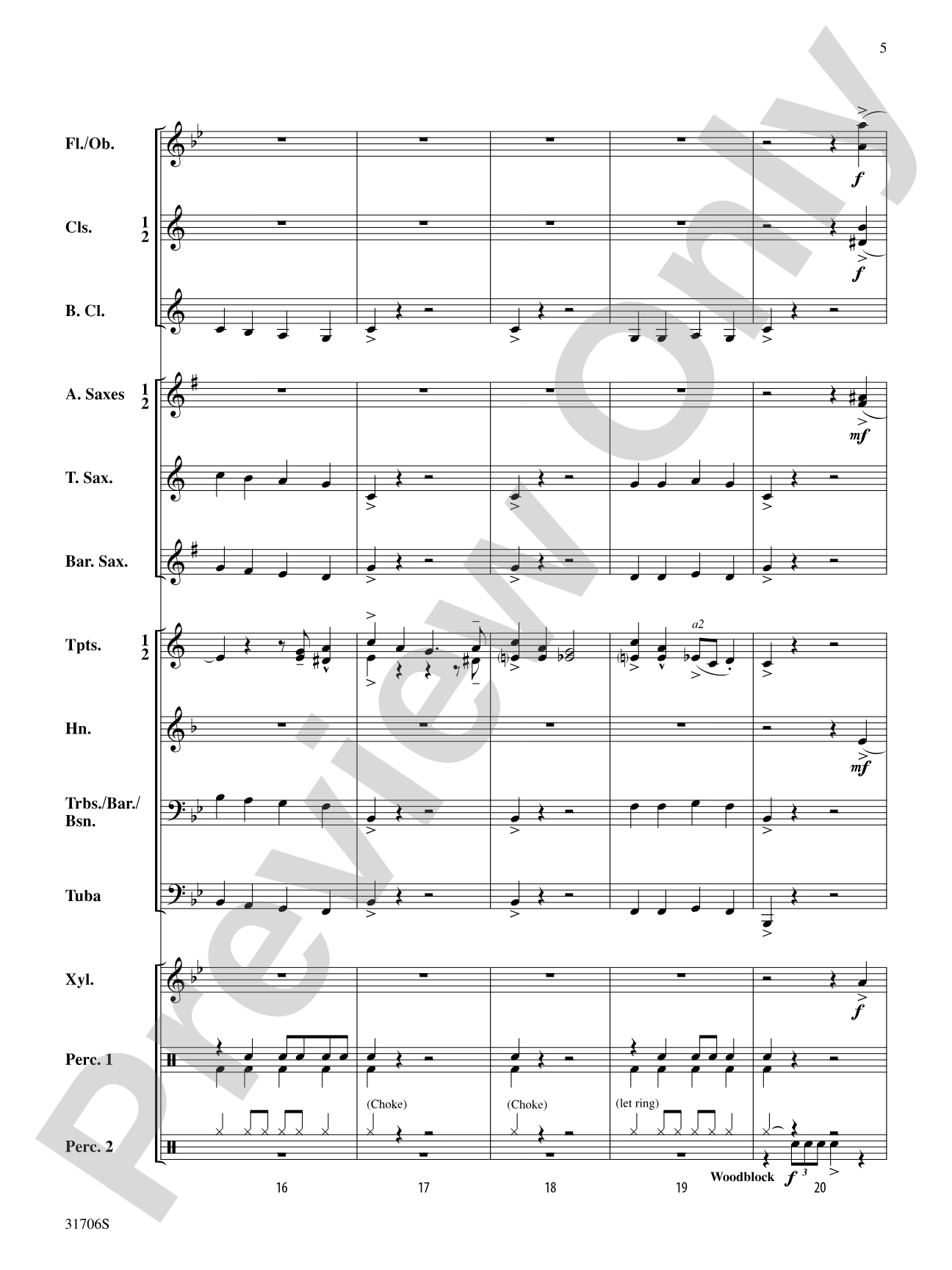 Jazz Band Jubilee: Concert Band Conductor Score & Parts