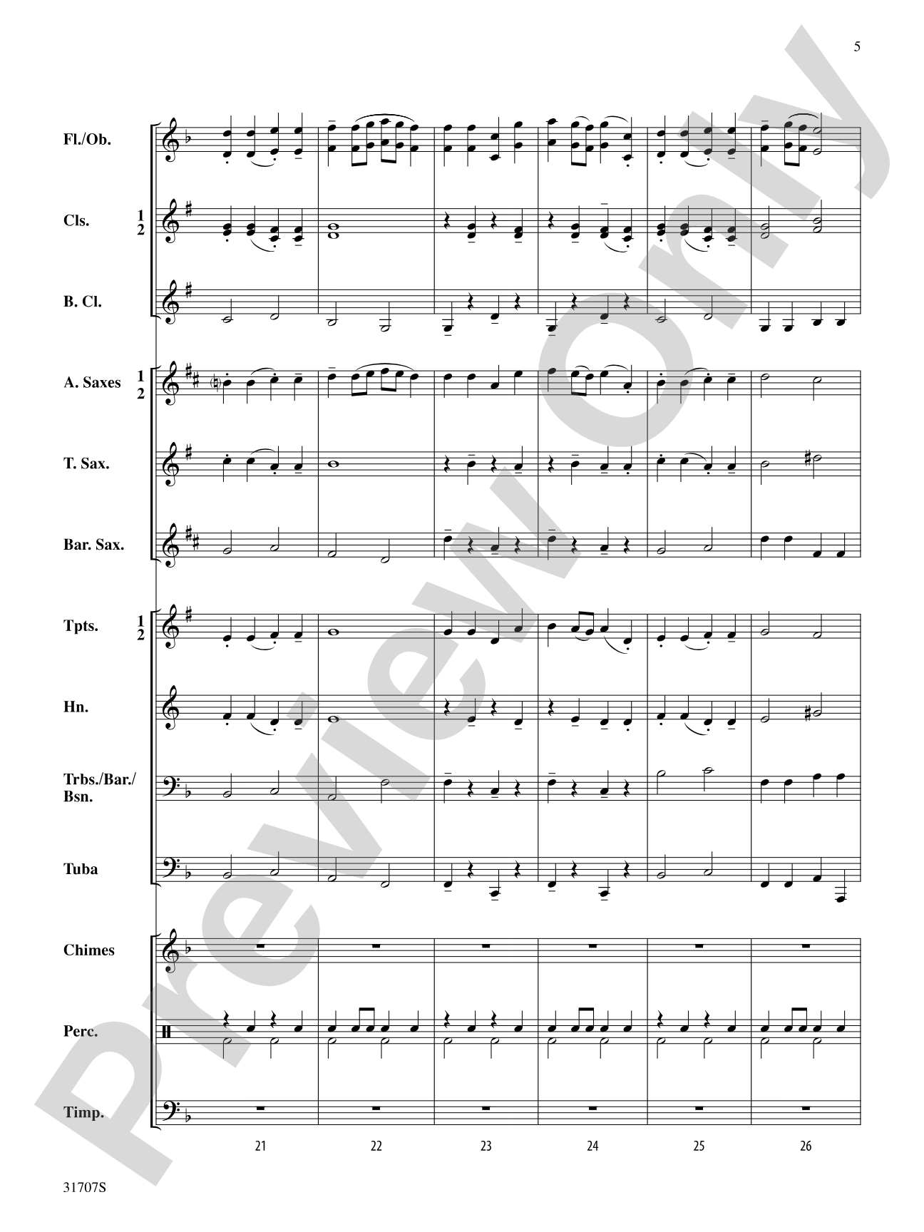 Treasure of the Pirate King: Concert Band Conductor Score & Parts