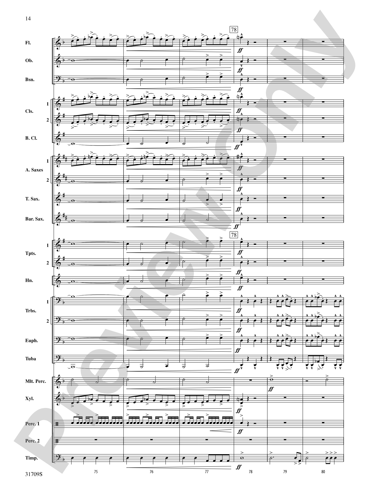 Rampage!: Concert Band Conductor Score & Parts