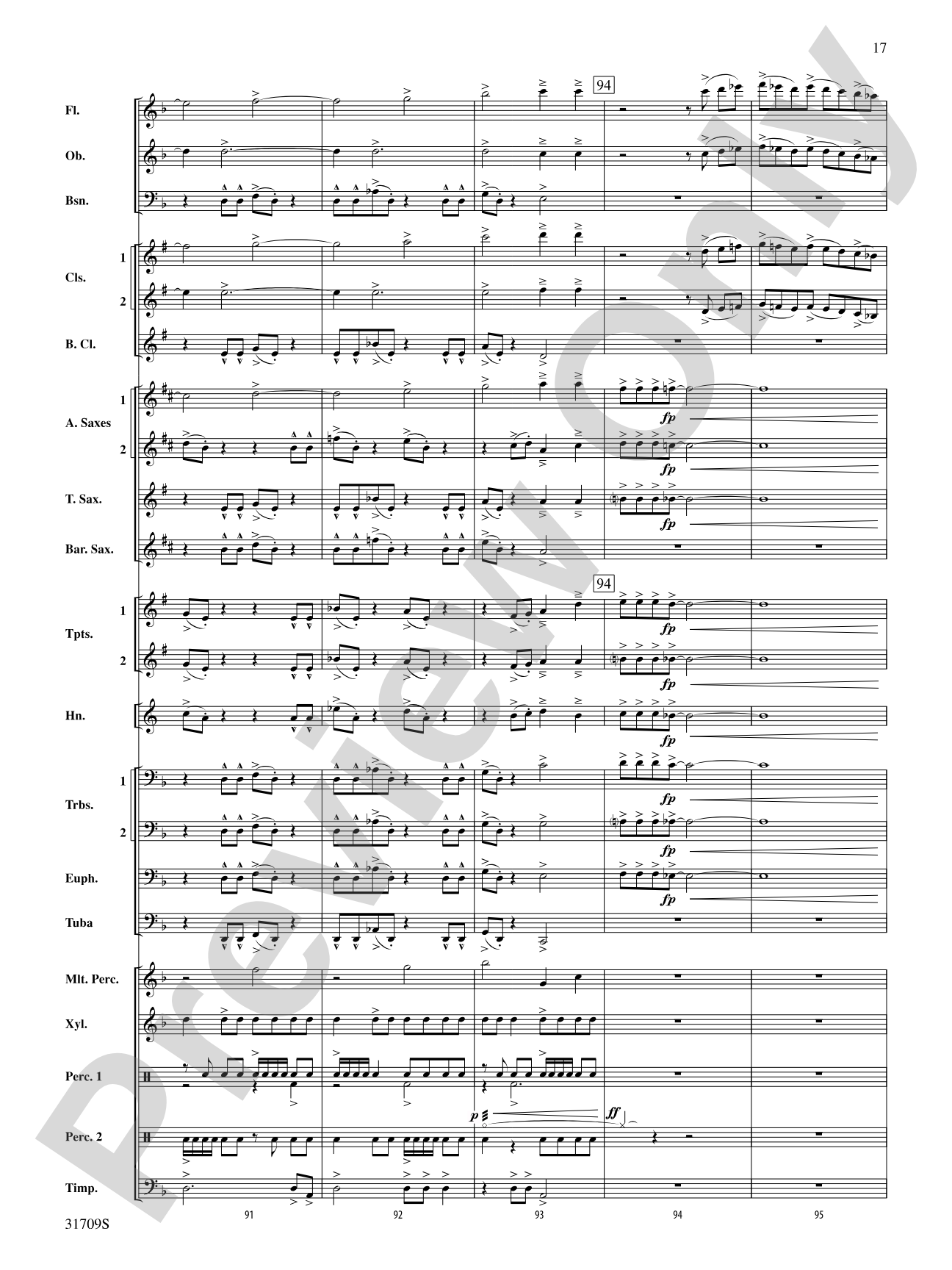Rampage!: Concert Band Conductor Score & Parts