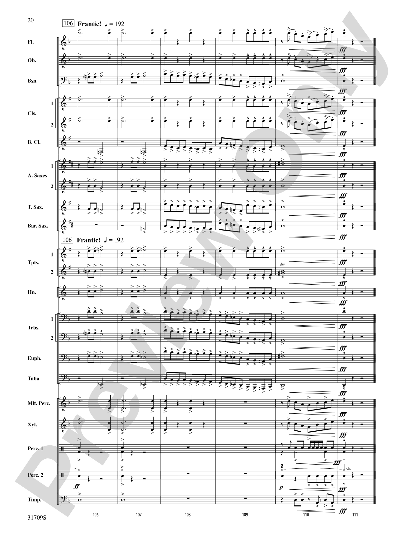 Rampage!: Concert Band Conductor Score & Parts