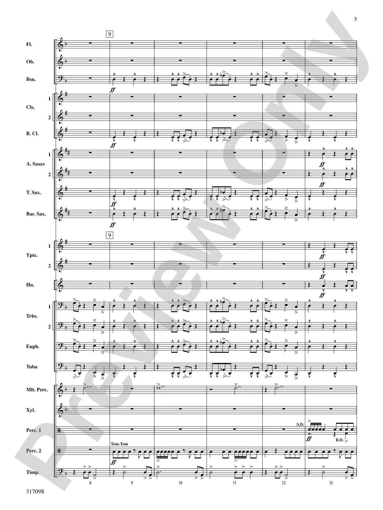 Rampage!: Concert Band Conductor Score & Parts
