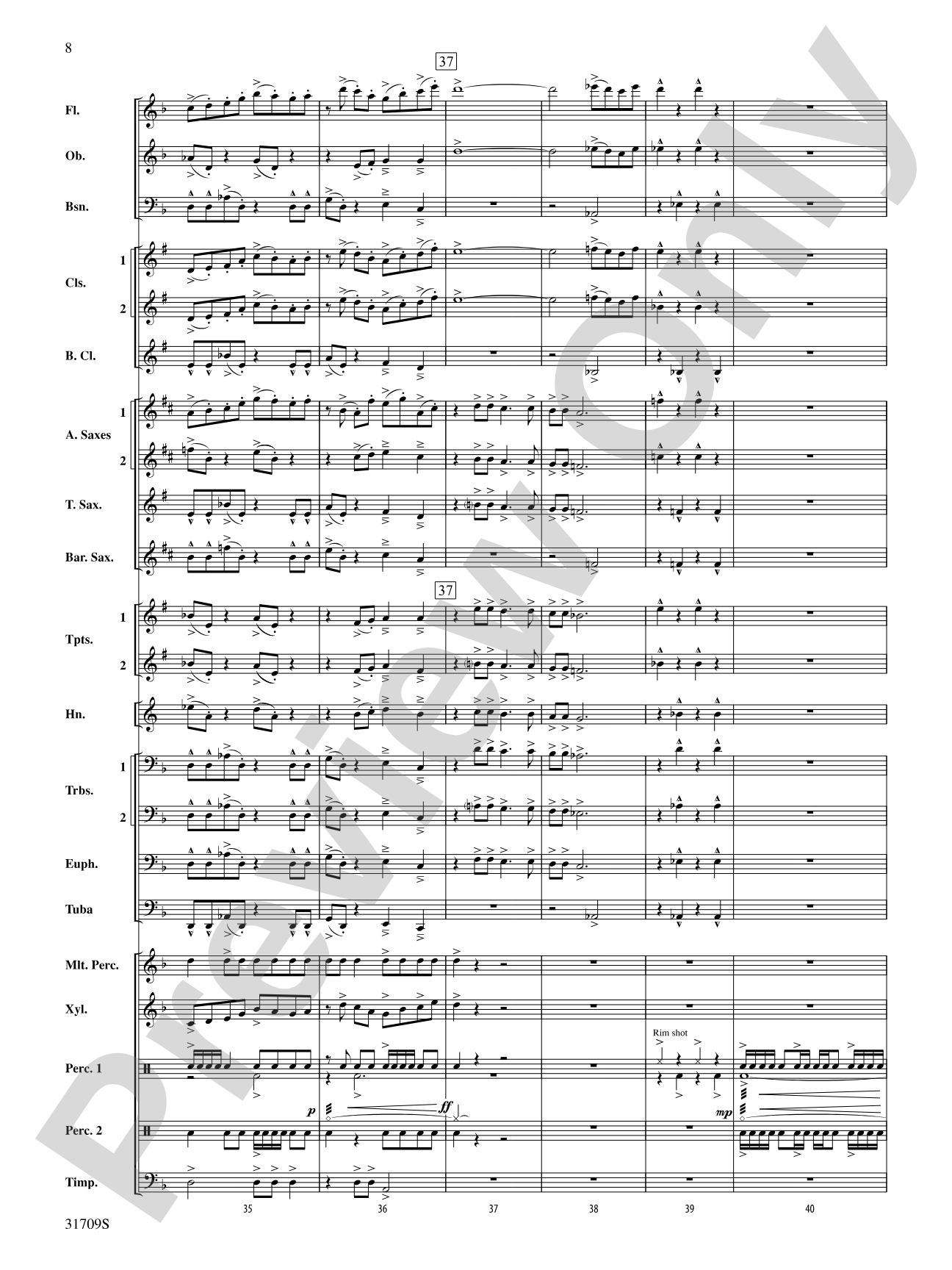 Rampage!: Concert Band Conductor Score & Parts