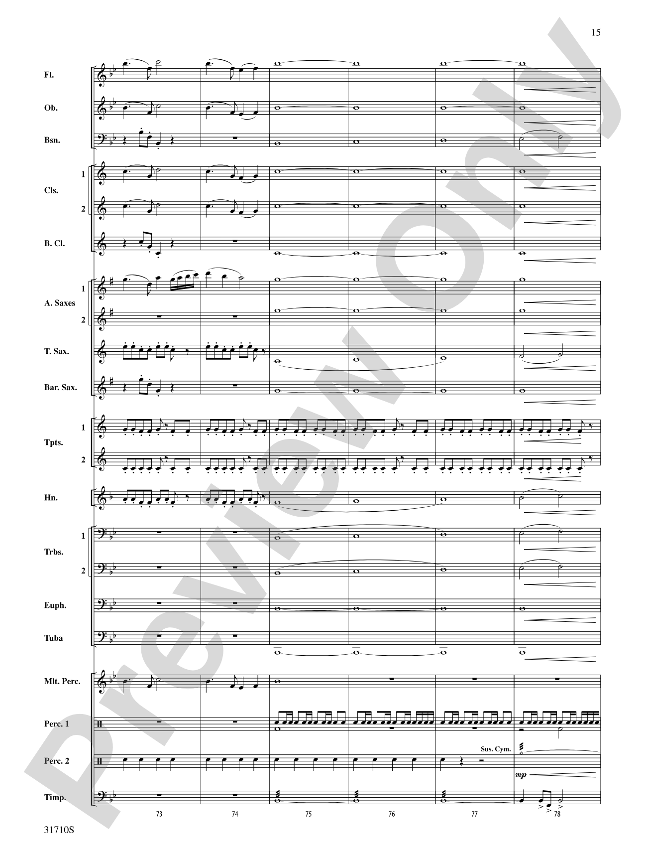 Triumphs!: Concert Band Conductor Score & Parts