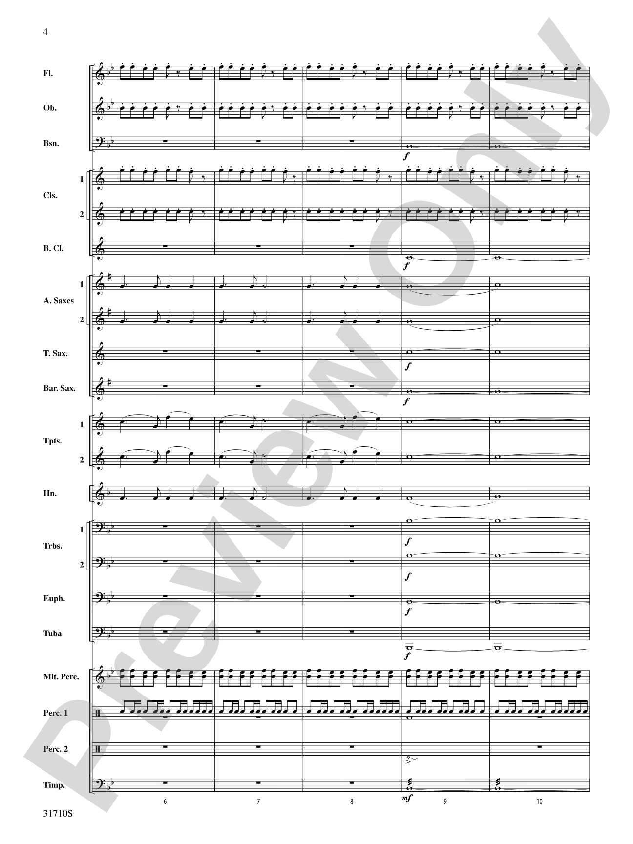 Triumphs!: Concert Band Conductor Score & Parts