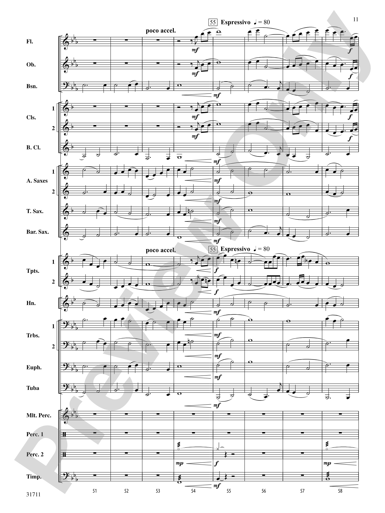 Celebration and Song: Concert Band Conductor Score & Parts
