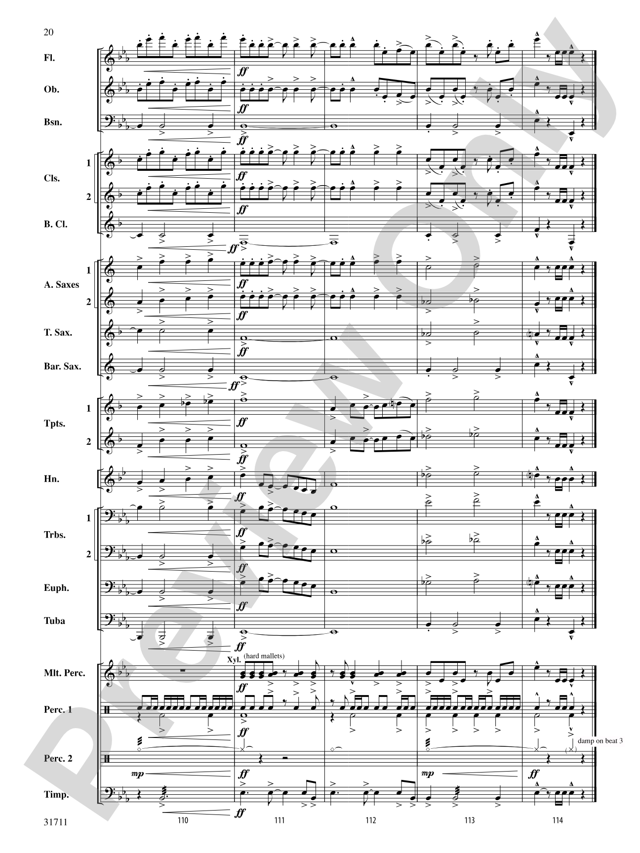 Celebration and Song: Concert Band Conductor Score & Parts