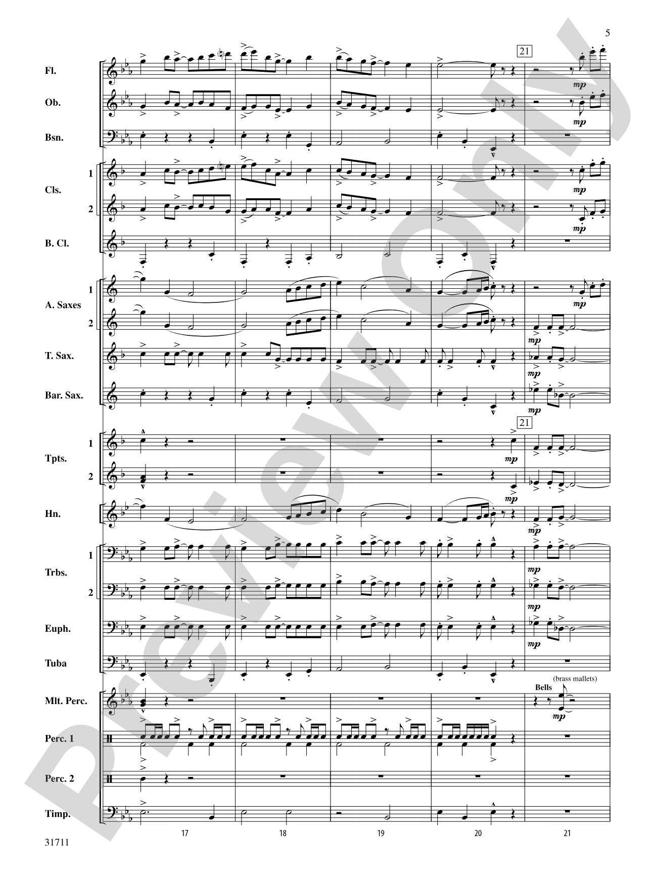 Celebration and Song: Concert Band Conductor Score & Parts