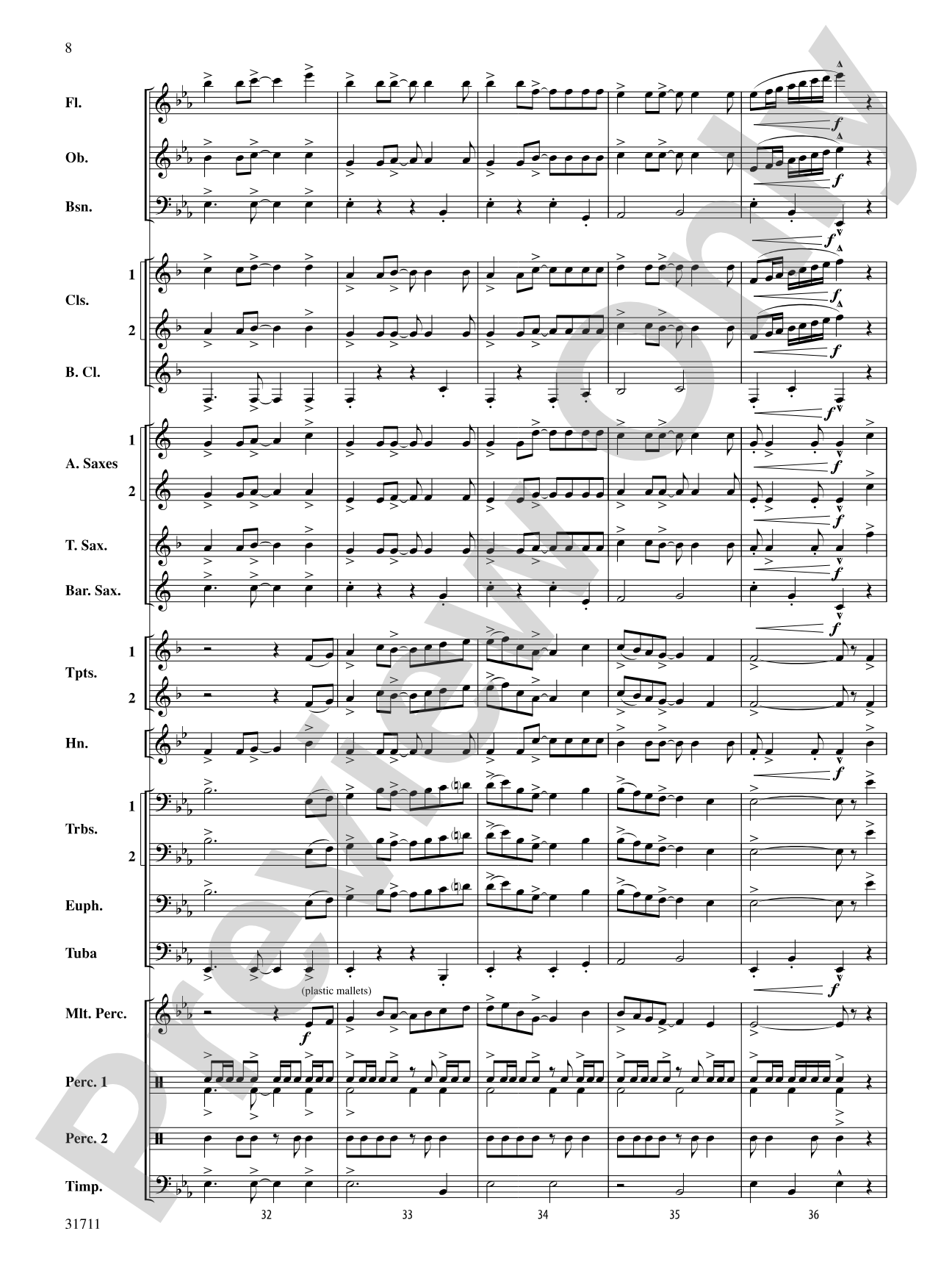 Celebration and Song: Concert Band Conductor Score & Parts