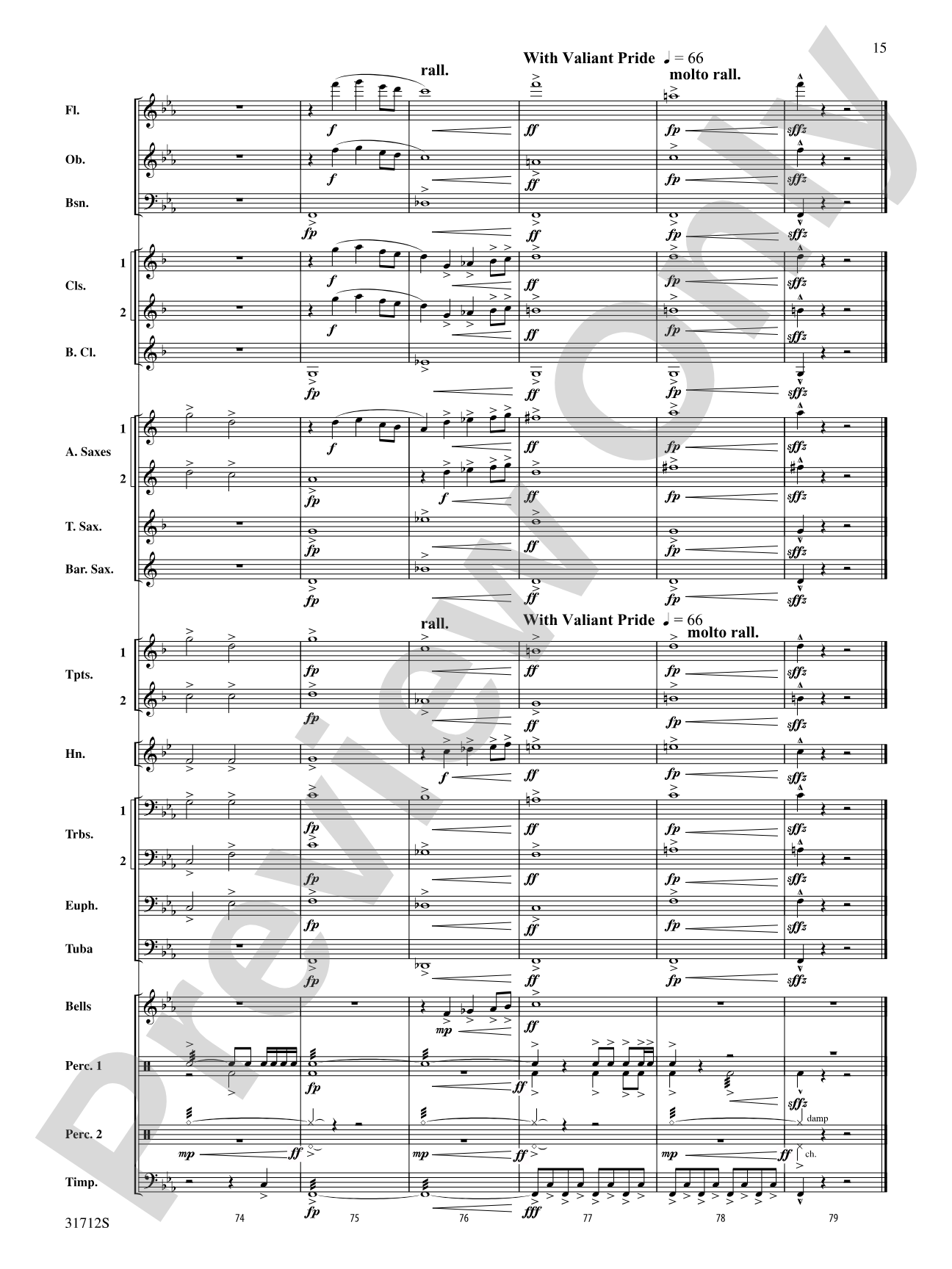 The Swords of Stavanger: Concert Band Conductor Score & Parts