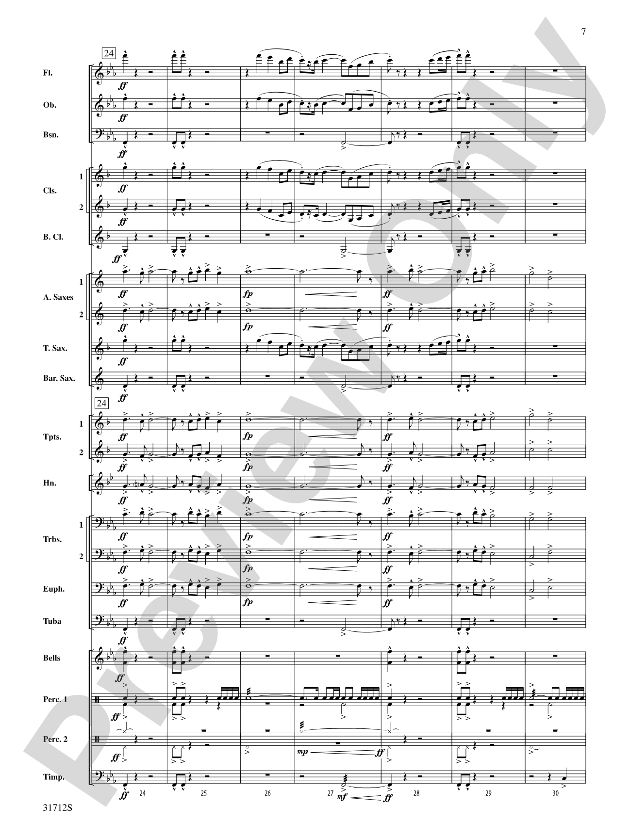The Swords of Stavanger: Concert Band Conductor Score & Parts