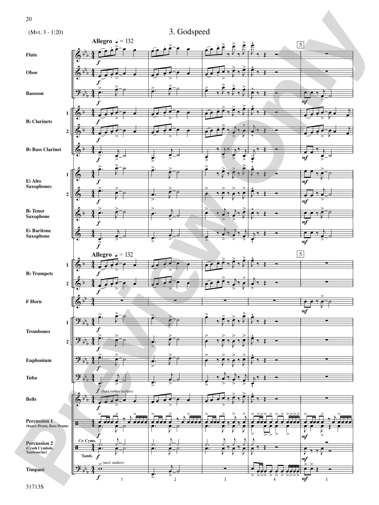 A Jamestown Trilogy: Concert Band Conductor Score & Parts