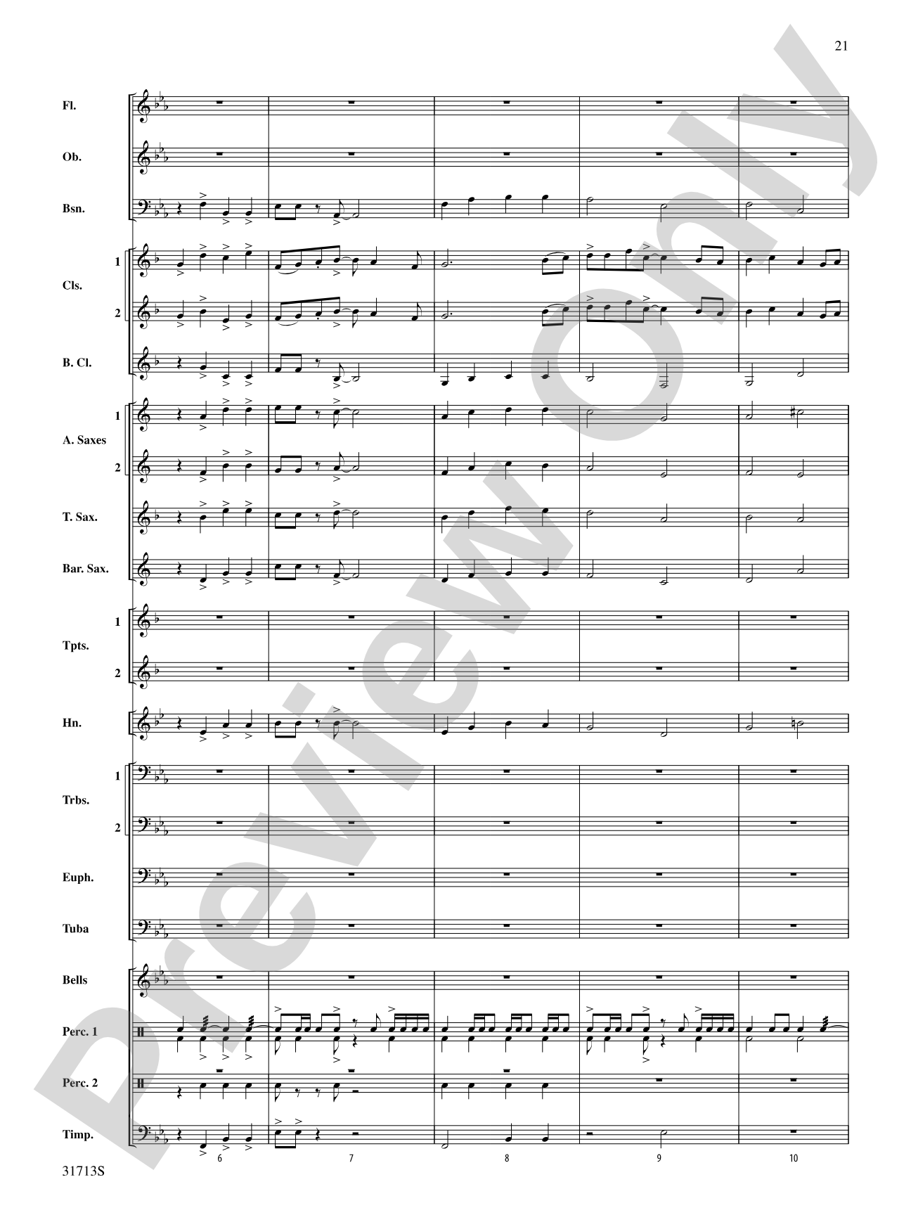 A Jamestown Trilogy: Concert Band Conductor Score & Parts