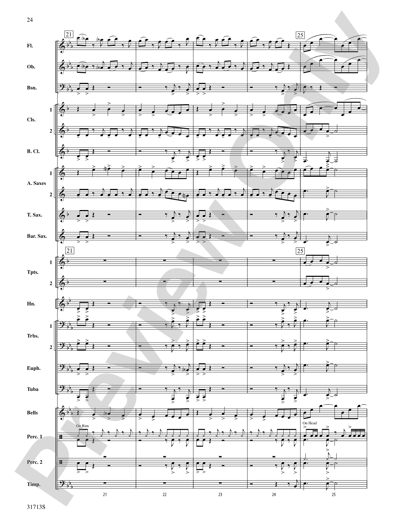 A Jamestown Trilogy: Concert Band Conductor Score & Parts