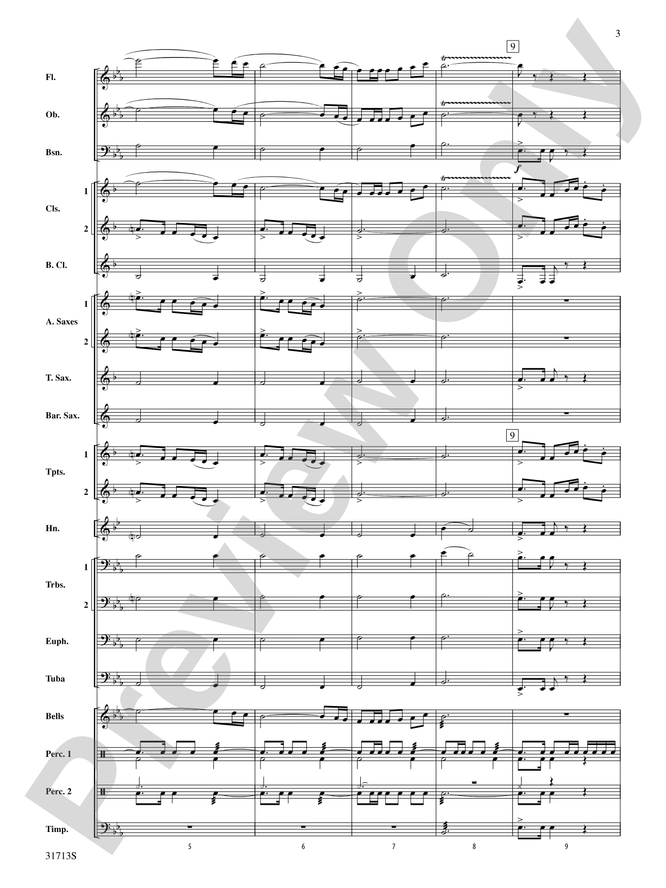 A Jamestown Trilogy: Concert Band Conductor Score & Parts