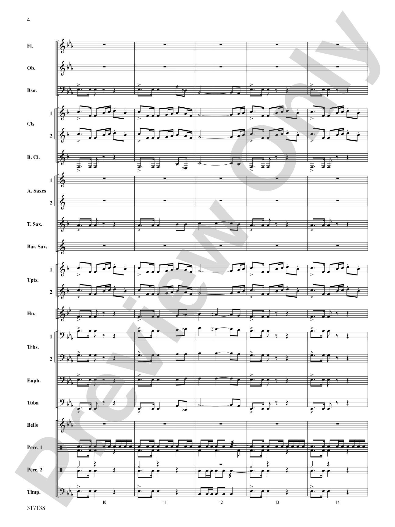 A Jamestown Trilogy: Concert Band Conductor Score & Parts