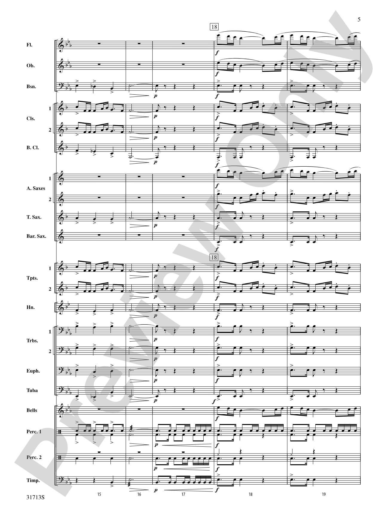 A Jamestown Trilogy: Concert Band Conductor Score & Parts