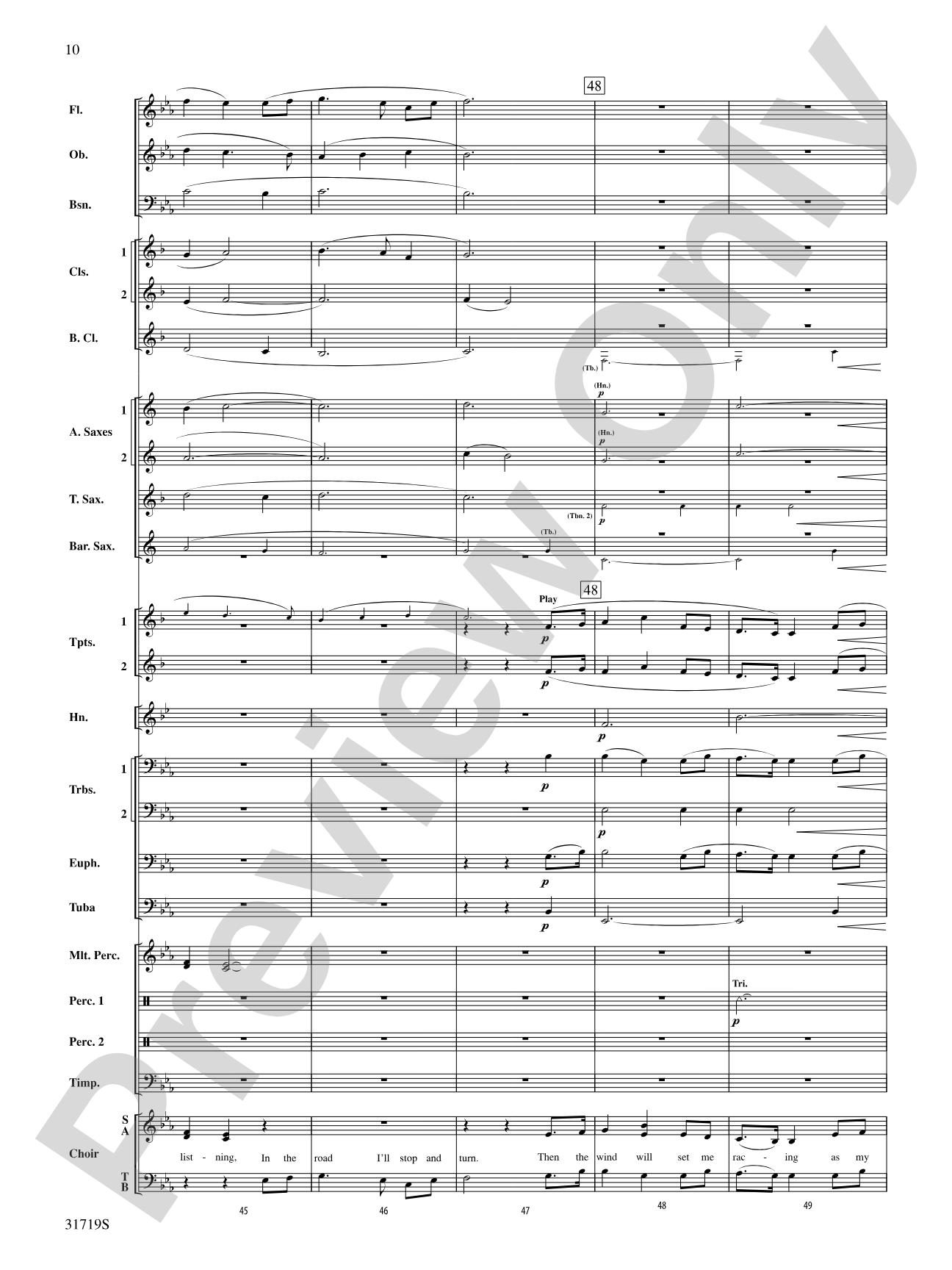 Homeward Bound: Concert Band Conductor Score & Parts
