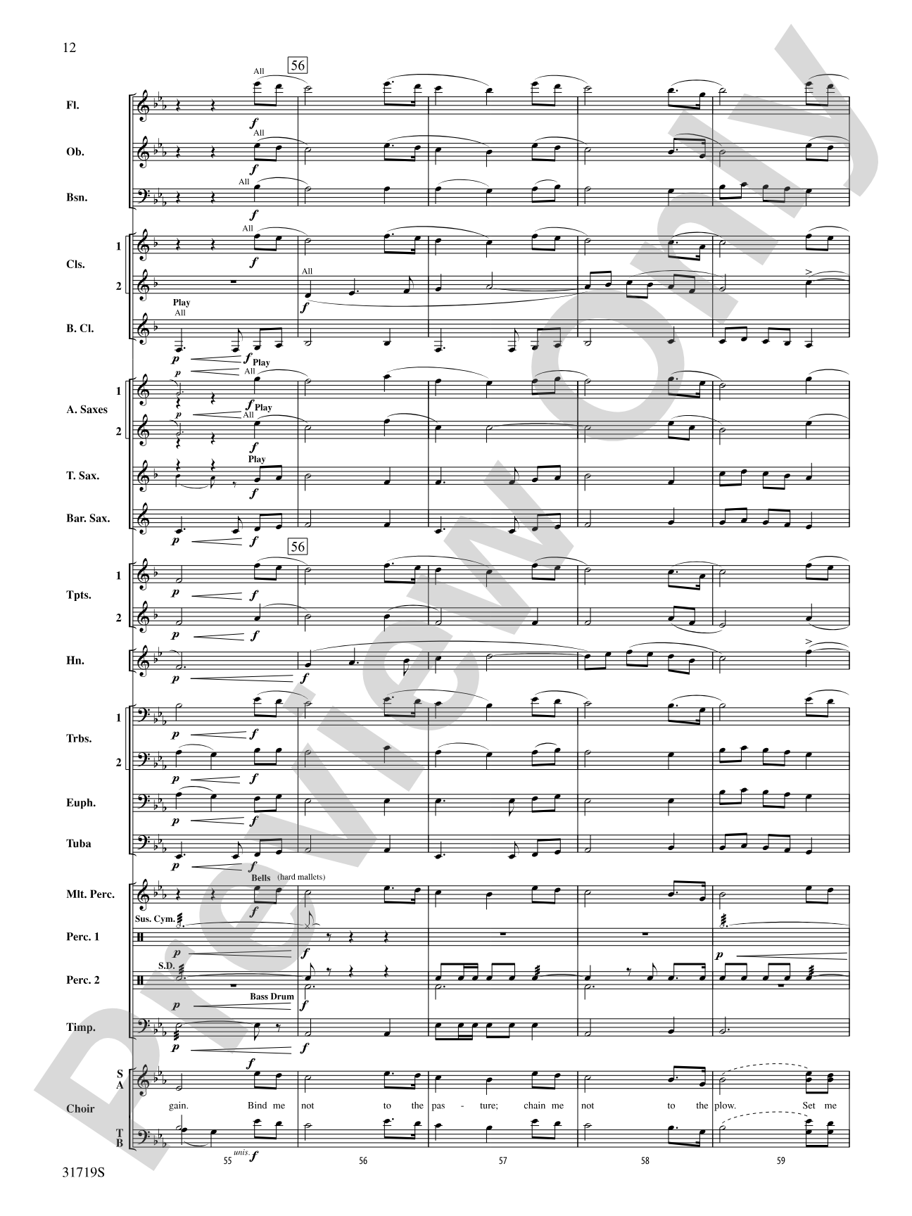 Homeward Bound: Concert Band Conductor Score & Parts
