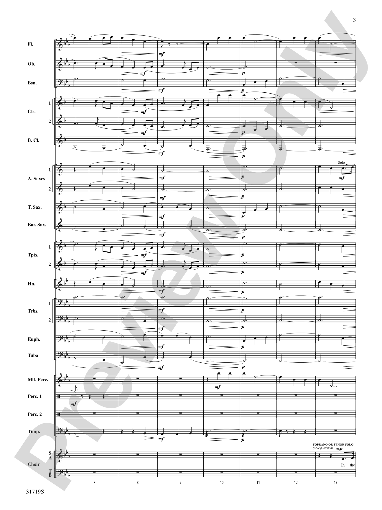 Homeward Bound: Concert Band Conductor Score & Parts