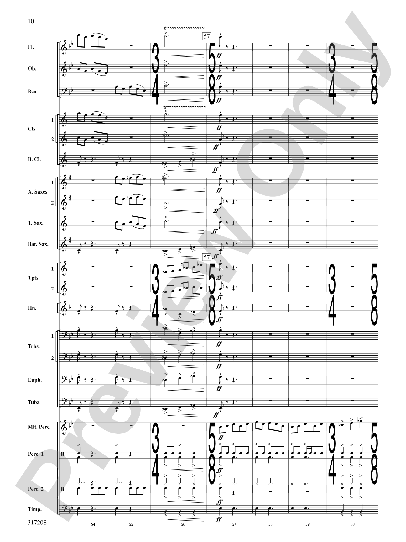 Pony Express: Concert Band Conductor Score & Parts